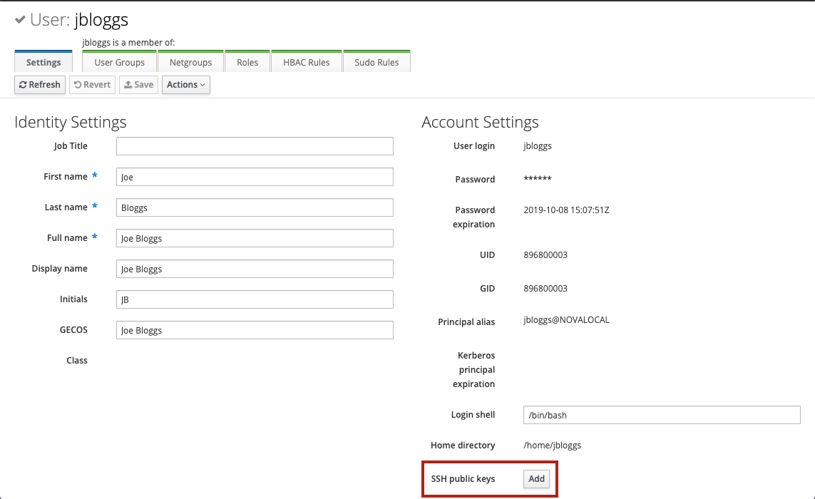 Adding an SSH key (1)