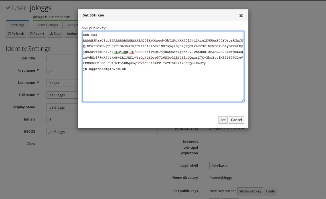 Adding an SSH key (2)