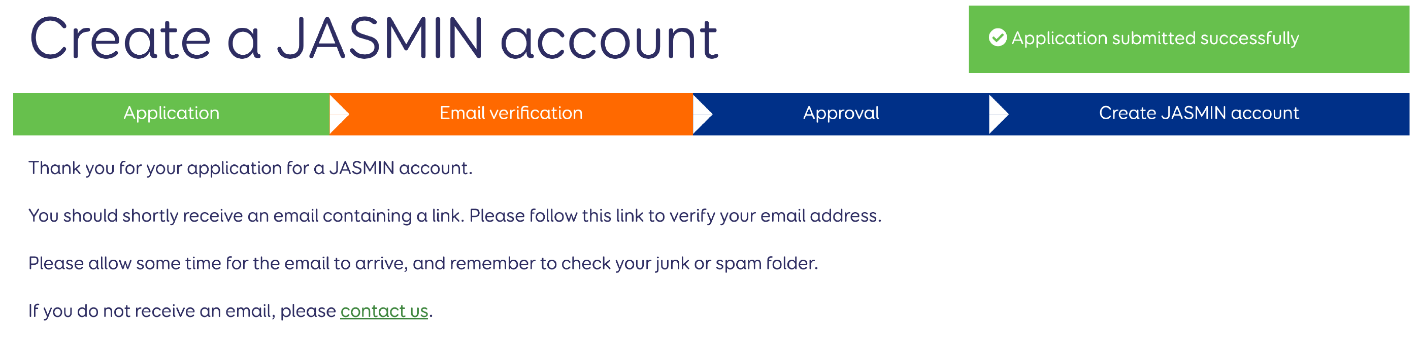 Email verification